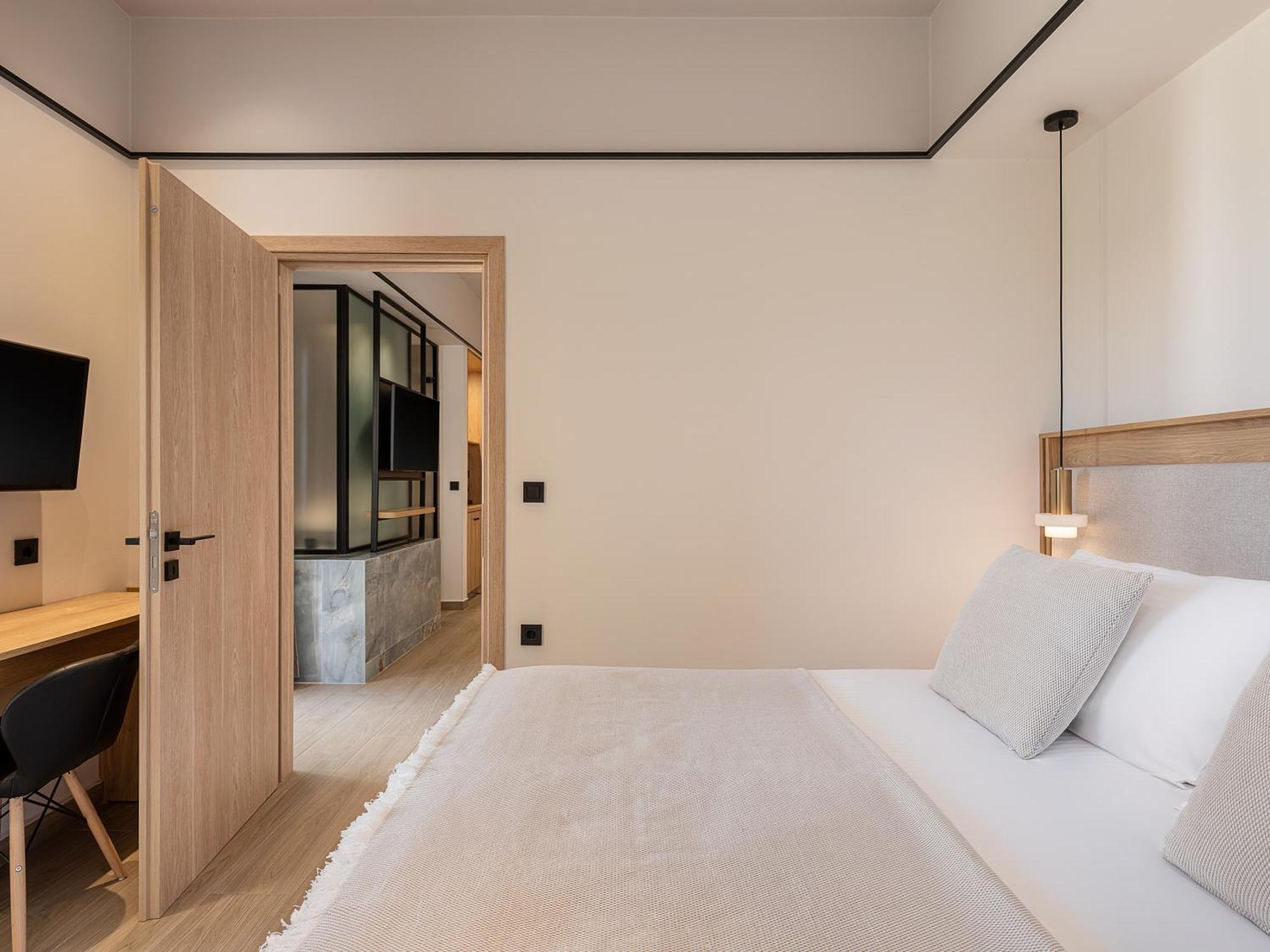 Alexia Beach Hotel Agia Marina  Bagian luar foto