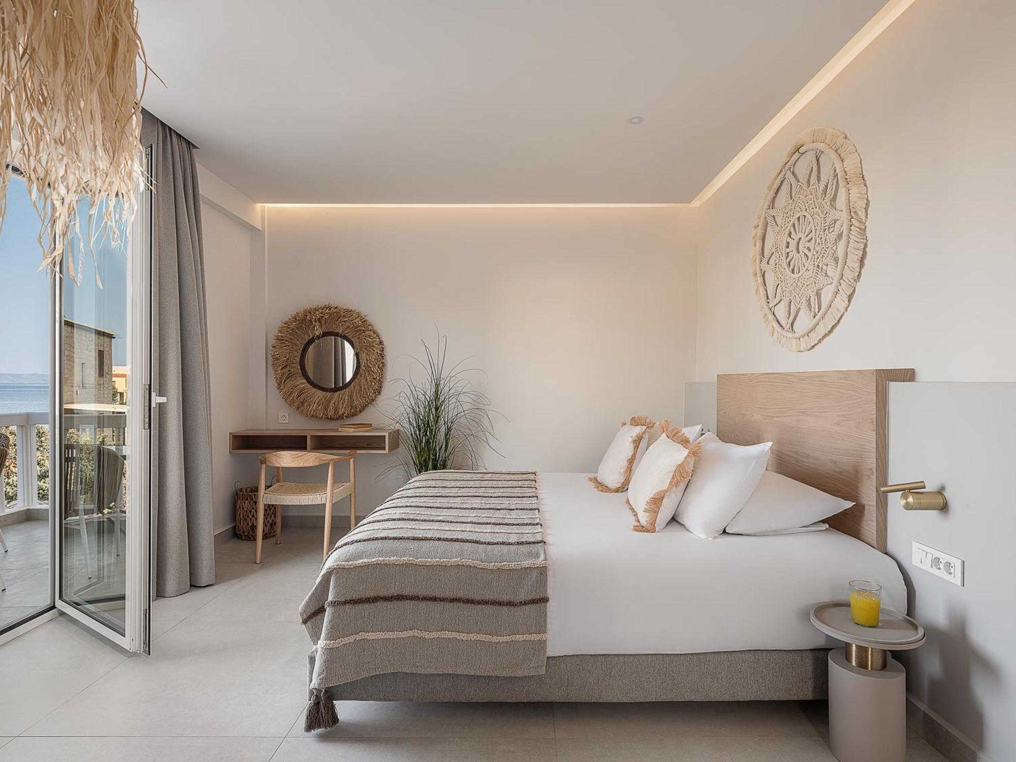 Alexia Beach Hotel Agia Marina  Bagian luar foto