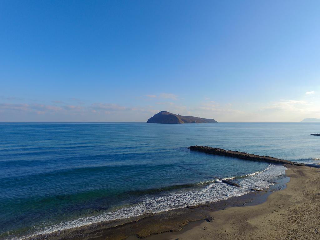 Alexia Beach Hotel Agia Marina  Bagian luar foto